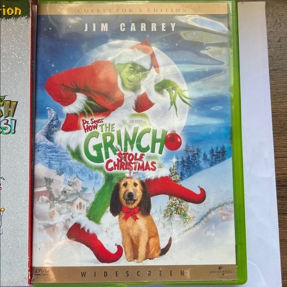 Dr. Seuss How the Grinch Stole Christmas! Deluxe Edition DVD set of 2! - Picture 3 of 6